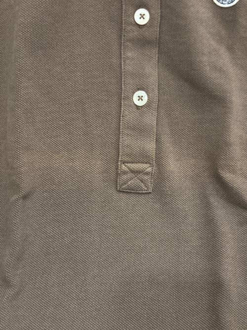 MONCLER（モンクレール）MONCLER (モンクレール) ポロシャツ ブラウン サイズ:SIZE XSの古着・服飾アイテム