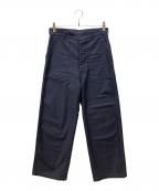 HYKEハイク）の古着「BACK SATIN BAKER PANTS」｜ネイビー