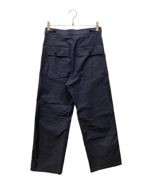 HYKE（ハイク）HYKE (ハイク) BACK SATIN BAKER PANTS ネイビー サイズ:SIZE XLの古着・服飾アイテム
