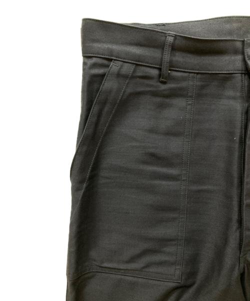 HYKE（ハイク）HYKE (ハイク) BACK SATIN BAKER PANTS ネイビー サイズ:SIZE XLの古着・服飾アイテム