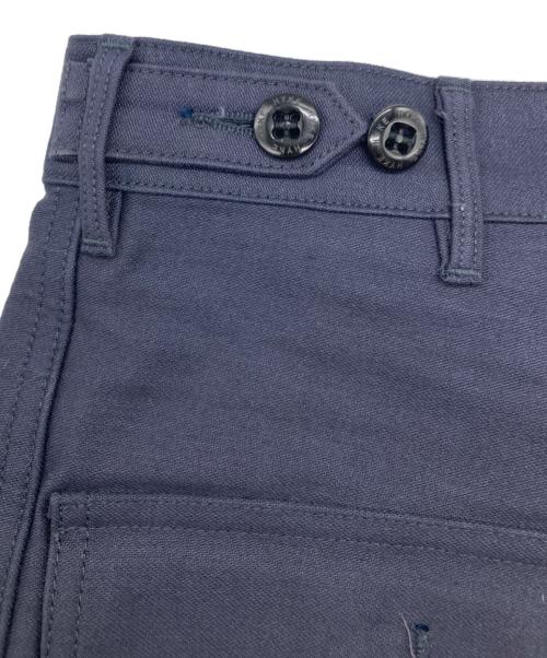 HYKE（ハイク）HYKE (ハイク) BACK SATIN BAKER PANTS ネイビー サイズ:SIZE XLの古着・服飾アイテム