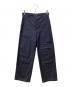 HYKE（ハイク）の古着「BACK SATIN BAKER PANTS」｜ネイビー