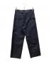 HYKE (ハイク) BACK SATIN BAKER PANTS ネイビー サイズ:SIZE XL：10000円
