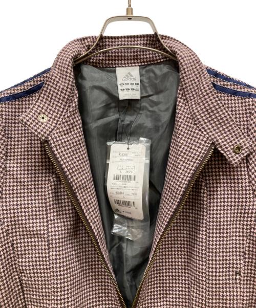 adidas（アディダス）adidas (アディダス) 千鳥柄セットアップ ピンク サイズ:SIZE L 未使用品の古着・服飾アイテム