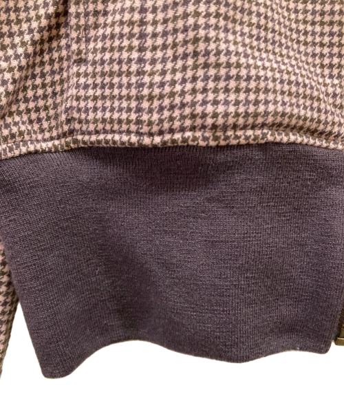 adidas（アディダス）adidas (アディダス) 千鳥柄セットアップ ピンク サイズ:SIZE L 未使用品の古着・服飾アイテム