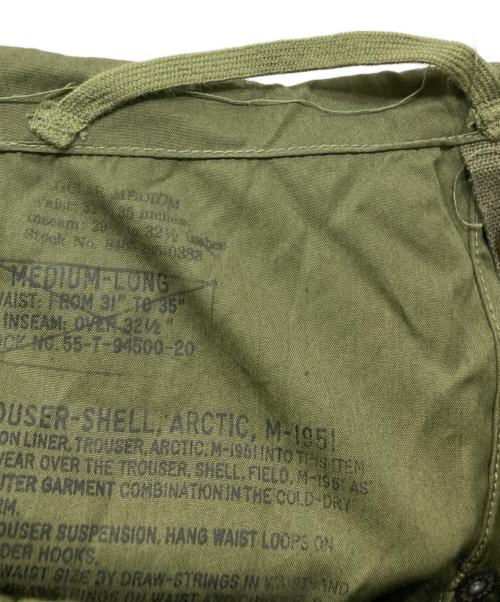 US ARMY（ユーエスアーミー）US ARMY (ユーエスアーミー) M-51アークティックオーバーパンツ オリーブ サイズ:SIZE Mの古着・服飾アイテム