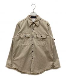 MADISON BLUE（マディソンブルー）の古着「HAMPTON BACK SATIN SHIRT」｜ベージュ