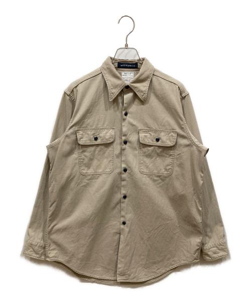 MADISON BLUE（マディソンブルー）MADISON BLUE (マディソンブルー) HAMPTON BACK SATIN SHIRT ベージュ サイズ:SIZE Sの古着・服飾アイテム