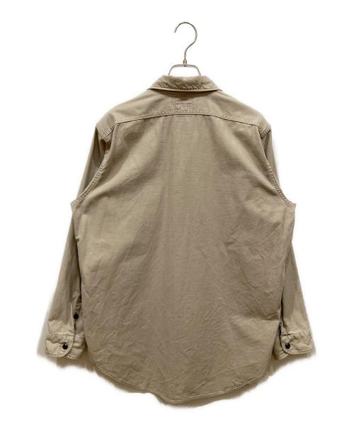 MADISON BLUE（マディソンブルー）MADISON BLUE (マディソンブルー) HAMPTON BACK SATIN SHIRT ベージュ サイズ:SIZE Sの古着・服飾アイテム