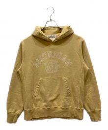 REMI RELIEF（レミレリーフ）の古着「MICHIGAN SWEAT パーカー」｜イエロー