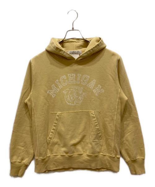 REMI RELIEF（レミレリーフ）REMI RELIEF (レミレリーフ) MICHIGAN SWEAT パーカー イエロー サイズ:不明の古着・服飾アイテム