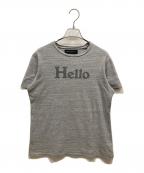 MADISON BLUEマディソンブルー）の古着「HELLO CREW NECK TEE」｜グレー