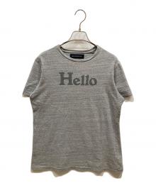 MADISON BLUE（マディソンブルー）の古着「HELLO CREW NECK TEE」｜グレー