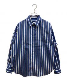 MATTEAU×DEUXIEME CLASSE（マトー×ドゥーズィエム クラス）の古着「CLASSIC STRIPE SHIRT」｜ブルー