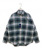 POLO RALPH LAURENポロ・ラルフローレン）の古着「SPORT SHIRT　THE BIG SHIRT」｜グリーン