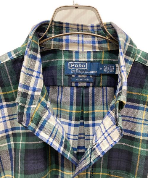 POLO RALPH LAUREN（ポロ・ラルフローレン）POLO RALPH LAUREN (ポロ・ラルフローレン) SPORT SHIRT　THE BIG SHIRT グリーン サイズ:SIZE M 未使用品の古着・服飾アイテム