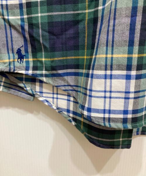 POLO RALPH LAUREN（ポロ・ラルフローレン）POLO RALPH LAUREN (ポロ・ラルフローレン) SPORT SHIRT　THE BIG SHIRT グリーン サイズ:SIZE M 未使用品の古着・服飾アイテム