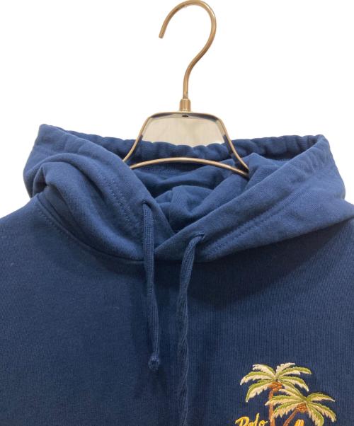 POLO RALPH LAUREN（ポロ・ラルフローレン）POLO RALPH LAUREN (ポロ・ラルフローレン) エンブロイダリールバッグフリースフーディー ネイビー サイズ:SIZE Sの古着・服飾アイテム