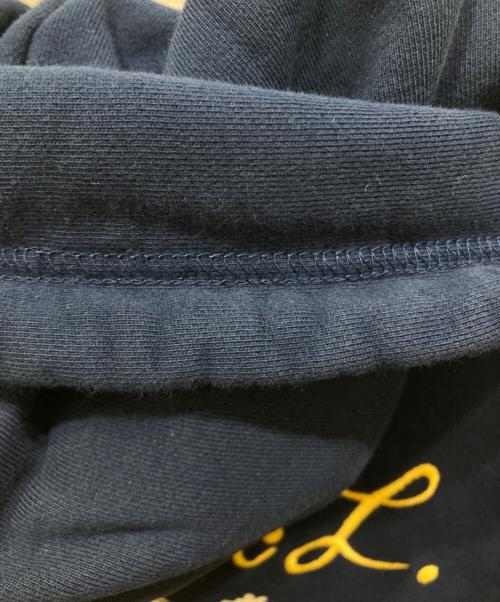POLO RALPH LAUREN（ポロ・ラルフローレン）POLO RALPH LAUREN (ポロ・ラルフローレン) エンブロイダリールバッグフリースフーディー ネイビー サイズ:SIZE Sの古着・服飾アイテム