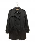 BURBERRY BLACK LABELバーバリーブラックレーベル）の古着「トレンチコート」｜ブラック