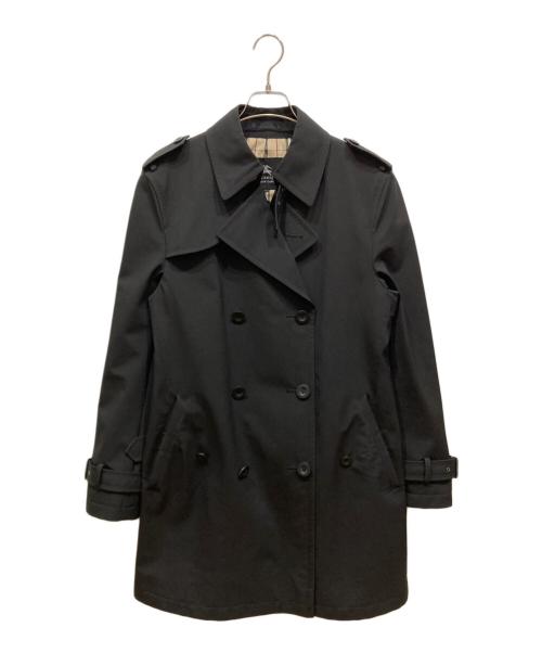 BURBERRY BLACK LABEL（バーバリーブラックレーベル）BURBERRY BLACK LABEL (バーバリーブラックレーベル) トレンチコート ブラック サイズ:SIZE Lの古着・服飾アイテム