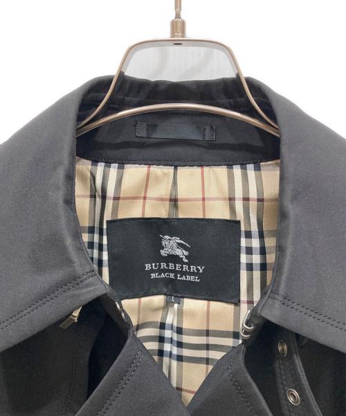 BURBERRY BLACK LABEL（バーバリーブラックレーベル）BURBERRY BLACK LABEL (バーバリーブラックレーベル) トレンチコート ブラック サイズ:SIZE Lの古着・服飾アイテム