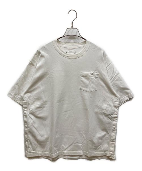 sacai（サカイ）sacai (サカイ) サイドボタンポケットt ホワイト サイズ:SIZE 4の古着・服飾アイテム