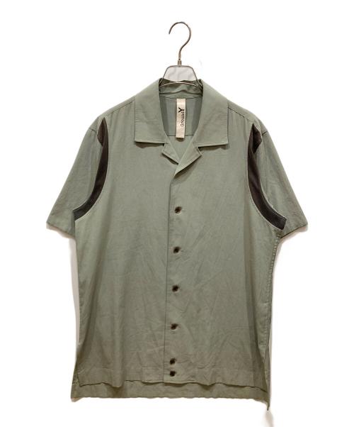 GROUND Y（グラウンドワイ）GROUND Y (グラウンドワイ) 半袖シャツ グリーン サイズ:SIZE 3の古着・服飾アイテム