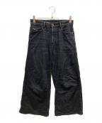DIESELディーゼル）の古着「ローウェスト Relaxed Jeans」｜ブラック