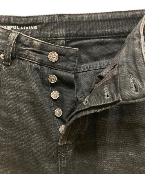 DIESEL（ディーゼル）DIESEL (ディーゼル) ローウェスト Relaxed Jeans ブラック サイズ:SIZE 24の古着・服飾アイテム