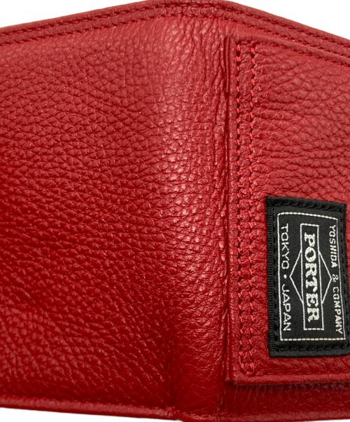PORTER（ポーター）PORTER (ポーター) SHRINK RED SQUARE PURSE レッドの古着・服飾アイテム