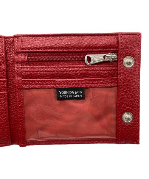 PORTER（ポーター）PORTER (ポーター) SHRINK RED SQUARE PURSE レッドの古着・服飾アイテム