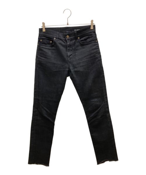 Saint Laurent Paris（サンローランパリ）Saint Laurent Paris (サンローランパリ) カットオフスキニージーンズ ブラック サイズ:SIZE 71cm (W28)の古着・服飾アイテム
