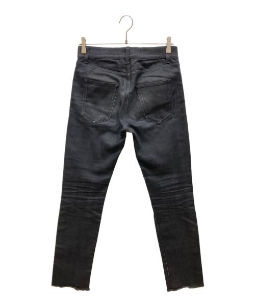 Saint Laurent Paris（サンローランパリ）Saint Laurent Paris (サンローランパリ) カットオフスキニージーンズ ブラック サイズ:SIZE 71cm (W28)の古着・服飾アイテム