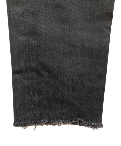 Saint Laurent Paris（サンローランパリ）Saint Laurent Paris (サンローランパリ) カットオフスキニージーンズ ブラック サイズ:SIZE 71cm (W28)の古着・服飾アイテム