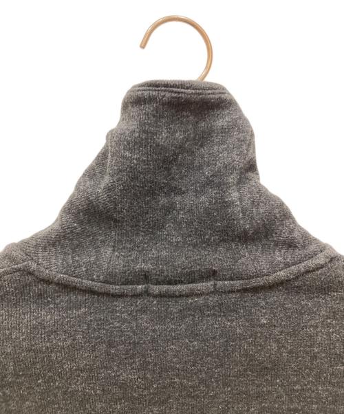 POLO RALPH LAUREN（ポロ・ラルフローレン）POLO RALPH LAUREN (ポロ・ラルフローレン) エルボーパッチショールカラーニット グレー サイズ:SIZE XSの古着・服飾アイテム