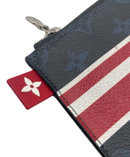 LOUIS VUITTON（ルイ ヴィトン）LOUIS VUITTON (ルイ ヴィトン) クラッチバッグ ネイビーの古着・服飾アイテム