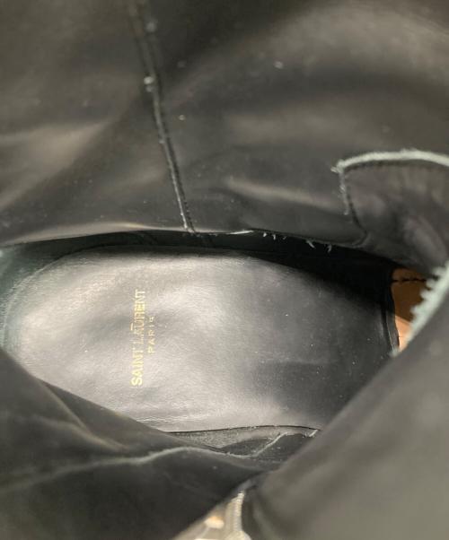 Saint Laurent Paris（サンローランパリ）Saint Laurent Paris (サンローランパリ) Classic Wyatt Harness Ring Boot ブラック サイズ:SIZE　41の古着・服飾アイテム