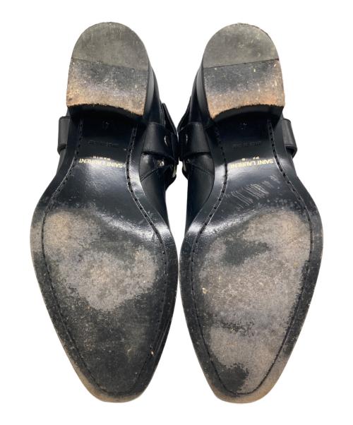 Saint Laurent Paris（サンローランパリ）Saint Laurent Paris (サンローランパリ) Classic Wyatt Harness Ring Boot ブラック サイズ:SIZE　41の古着・服飾アイテム