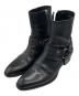 Saint Laurent Paris（サンローランパリ）の古着「Classic Wyatt Harness Ring Boot」｜ブラック