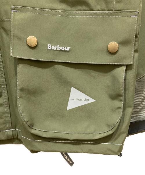 Barbour（バブアー）Barbour (バブアー) and wander (アンドワンダー) 3Layer Bedale Pertex Shield Jacket オリーブ サイズ:SIZE Mの古着・服飾アイテム