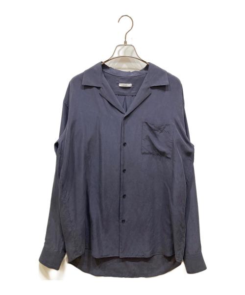 moncao（モンサオ）moncao (モンサオ) オープンカラーシャツ ネイビー サイズ:SIZE XLの古着・服飾アイテム