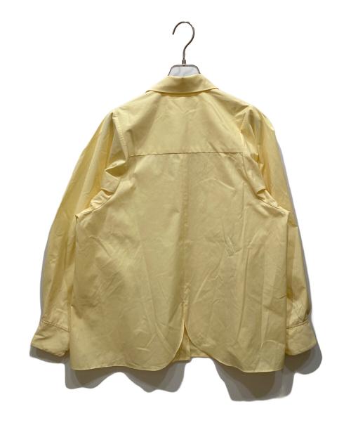 ENFOLD（エンフォルド）ENFOLD (エンフォルド) HOLE-COLLAR SHIRT イエロー サイズ:SIZE 38の古着・服飾アイテム