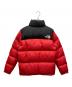 THE NORTH FACE (ザ ノース フェイス) NUPTSE JKT レッド×ブラック サイズ:SIZE M：10000円