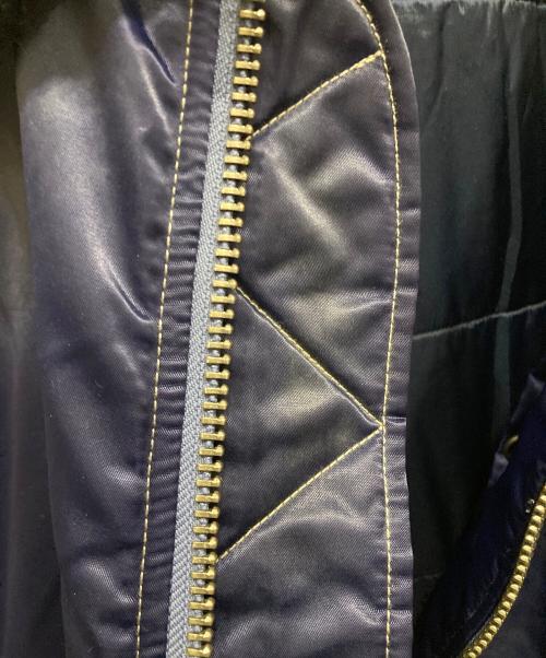 BEAMS（ビームス）BEAMS (ビームス) ワイドショートフィット B-15タイプ フライトジャケット ネイビー サイズ:SIZE Lの古着・服飾アイテム