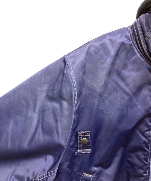 BEAMS（ビームス）BEAMS (ビームス) ワイドショートフィット B-15タイプ フライトジャケット ネイビー サイズ:SIZE Lの古着・服飾アイテム
