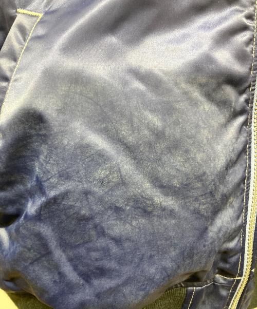 BEAMS（ビームス）BEAMS (ビームス) ワイドショートフィット B-15タイプ フライトジャケット ネイビー サイズ:SIZE Lの古着・服飾アイテム