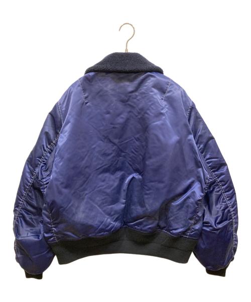 BEAMS（ビームス）BEAMS (ビームス) ワイドショートフィット B-15タイプ フライトジャケット ネイビー サイズ:SIZE Lの古着・服飾アイテム