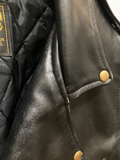 VANSON（バンソン）VANSON (バンソン) レザー ダブルライダース ジャケット ブラック サイズ:SIZE 42の古着・服飾アイテム