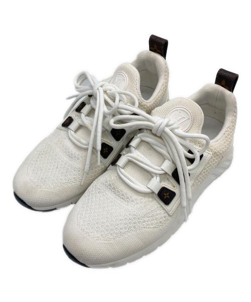 LOUIS VUITTON（ルイ ヴィトン）LOUIS VUITTON (ルイ ヴィトン) メッシュレースアップスニーカー アイボリー×ブラウン サイズ:SIZE 38の古着・服飾アイテム